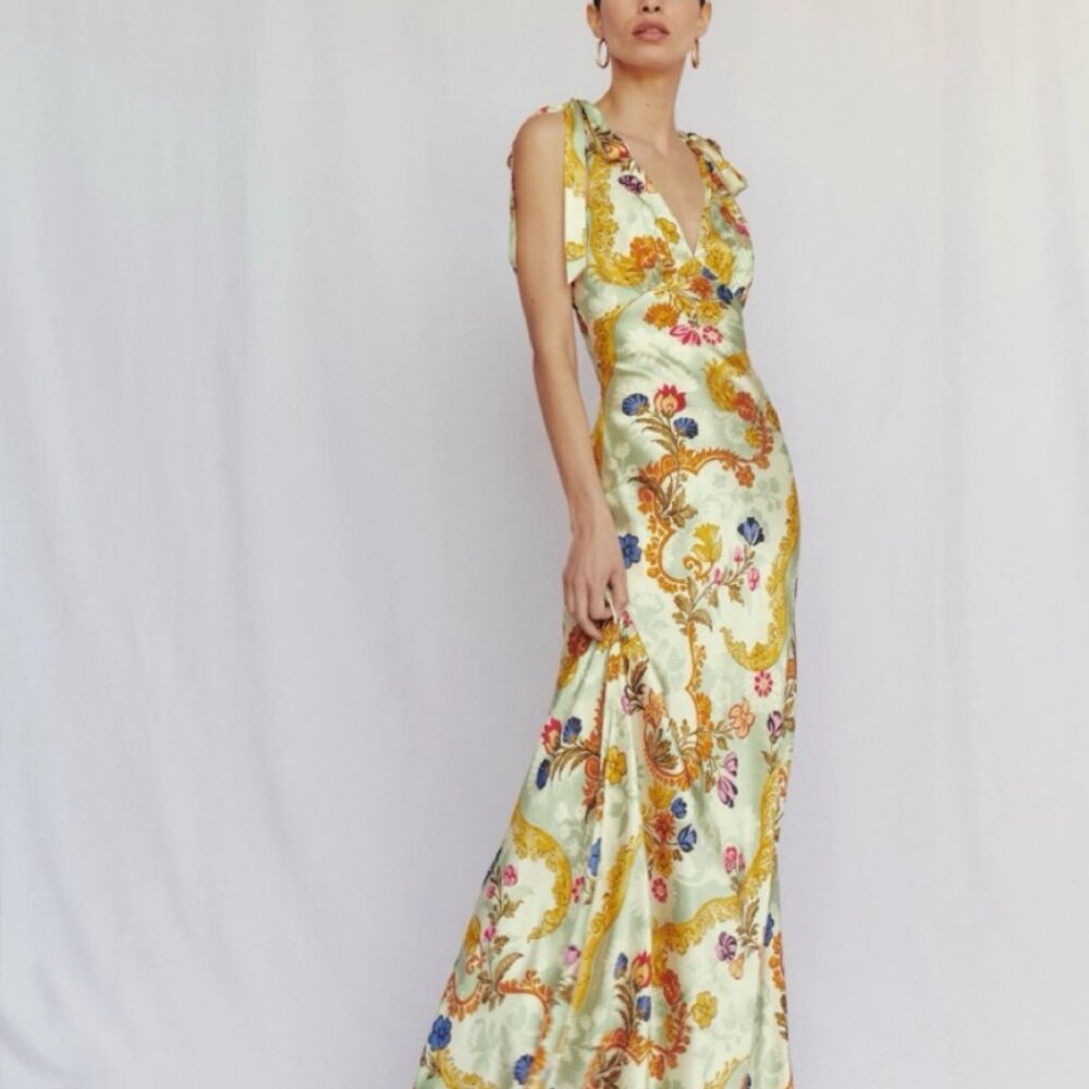 Reformation Pernille Silk Dress - Picture 4 of 4